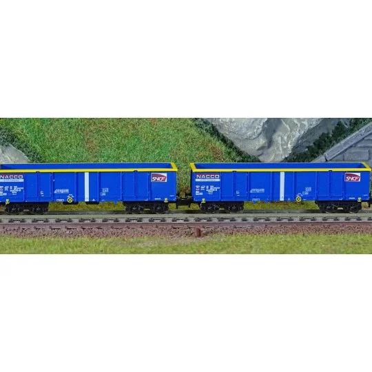 HN6602-Arnold HN6602 Set of 3 Eamnos gondola wagons, SNCF, Nacco, N scale