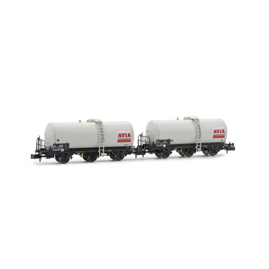 Arnold HN6676 Set of 2 three-axle tank wagons, SNCF, AVIA, N scale HN6676-Arnold HN6676 Set of 2 three-axle tank wagons, SNCF, AVIA, N scale