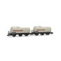HN6677-Arnold HN6677 Set of 2 three-axle tank wagons, SNCF, Petroles de l'Ouest, N scale
