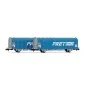 Arnold HN6696 Set of 2 two-axle covered wagons, type K70 Kils, SNCF... HN6696-Arnold HN6696 Set of 2 two-axle covered wagons, type K70 Kils, SNCF, blue livery, freight, N scale