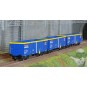 HJ6293-Jouef HJ6293 Set de 3 wagons tombereaux type Eamnos, SNCF, Nacco