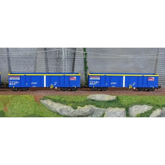 HJ6293-Jouef HJ6293 Set of 3 Eamnos type tipper wagons, SNCF, Nacco