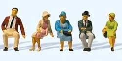 Preiser 12444 Figures, seated passengers 1925-1930