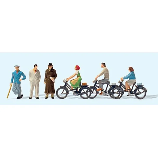 Preiser 12484 Personnages, Passants et cyclistes Preiser Preiser_12484 - 1 Preiser_12484-Preiser 12484 Personnages, Passants et cyclistes