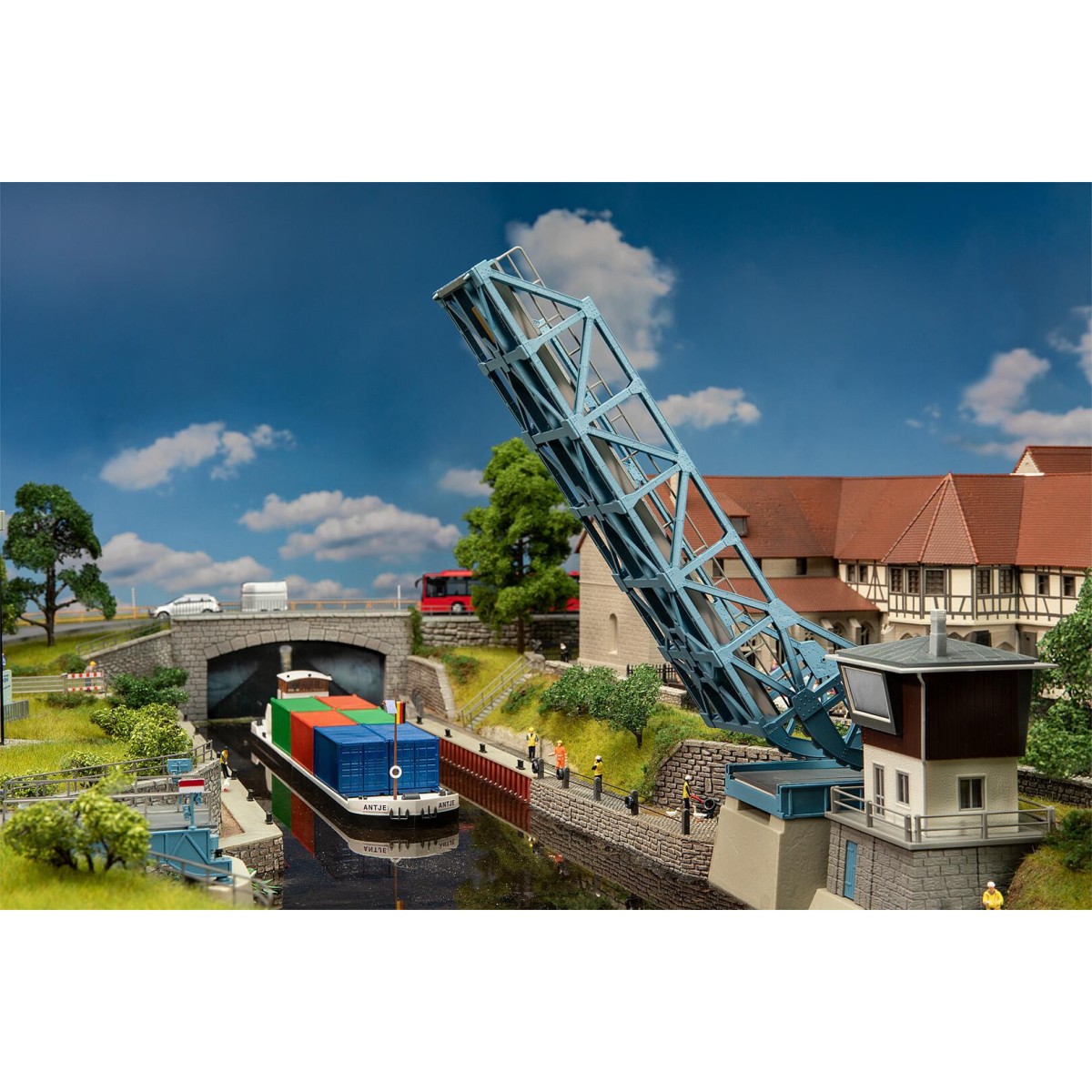 Faller 120506 Model Kit, Tilting Bridges with Drive - Faller_120506