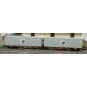 REE Modeles NW291 Container wagon Sggmrss 80 TOUAX, SNCF, 2 MARFRET... NW-291-REE Modeles NW291 Container wagon Sggmrss 80 TOUAX, SNCF, 2 MARFRET containers, N - 1/160