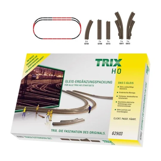 Trix 62903 C3 Additional Track Box for C Track - Trix - Trix_62903 Trix_62903-Trix 62903 C3 Additional Track Box for C Track - Trix_62903