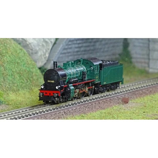 Fle_7160020-Fleischmann 7160020 Locomotive à vapeur série 64, SNCB, N - 1/160