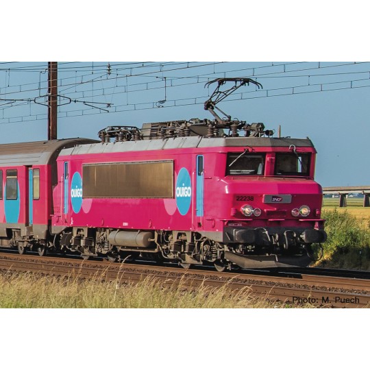 Roco_7510013-Roco 7510013 BB 22238 Electric Locomotive, SNCF, Ouigo, Digital Sound
