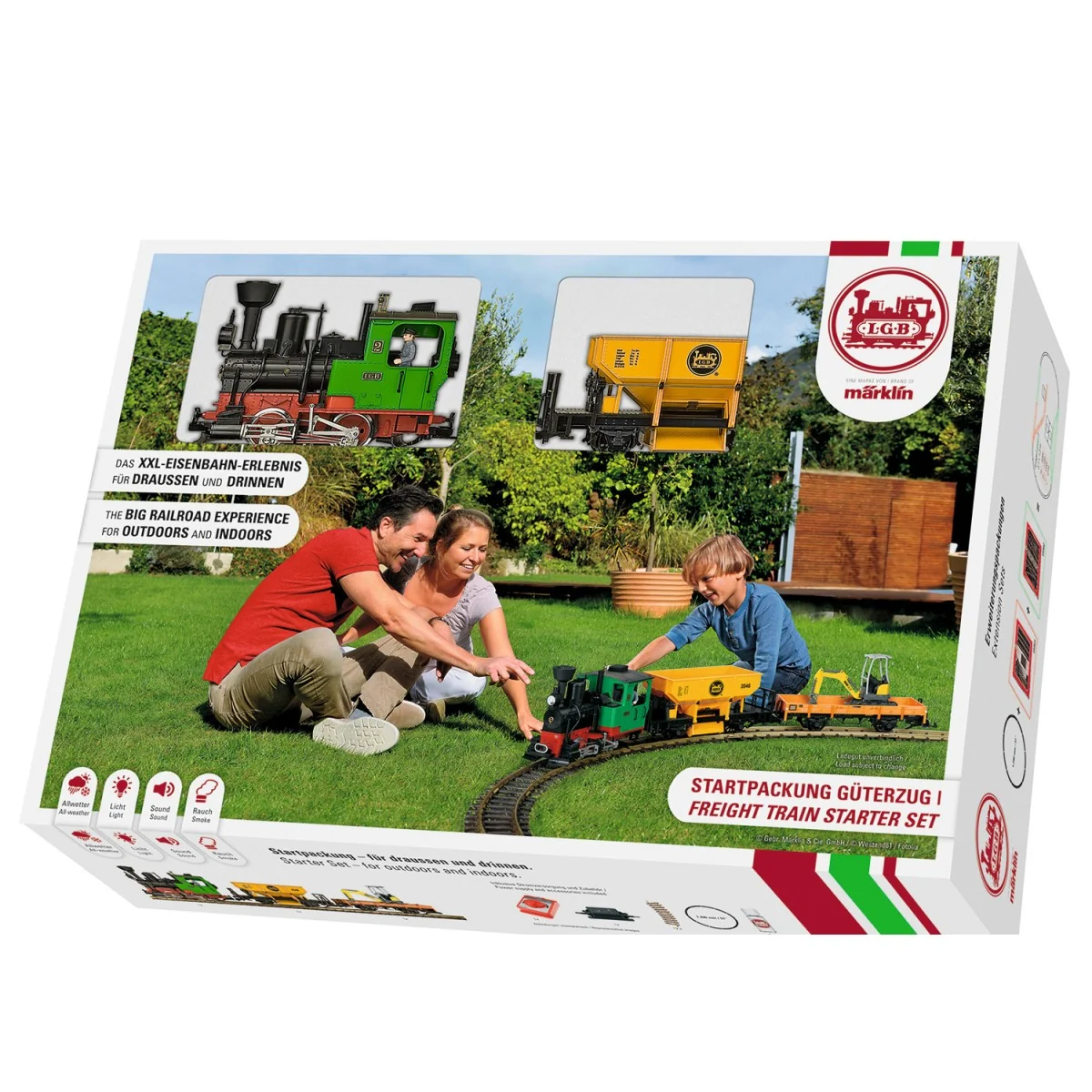 LGB 70403 Coffret de départ marchandises, avec locomotive vapeur lumière et fumigène, analogique LGB LGB_70403 - 2 LGB 70403 Coffret de départ marchandises, avec locomotive vapeur lumière et fumigène, analogique LGB LGB_70403 - 2
