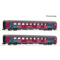 Roco_6200024-Roco 6200024 Set of 2 passenger cars Corail, SNCF, Ouigo coaches