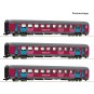 Roco_6200025-Roco 6200025 Set de 3 voitures voyageurs Voitures Corail, SNCF, Ouigo