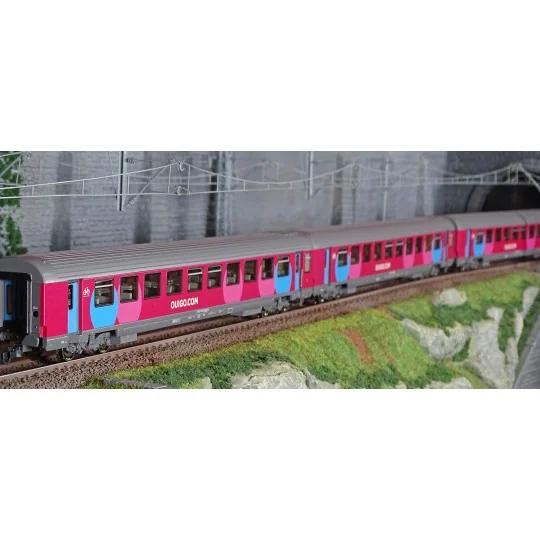 Roco_6200025-Roco 6200025 Set of 3 passenger cars Corail, SNCF, Ouigo coaches