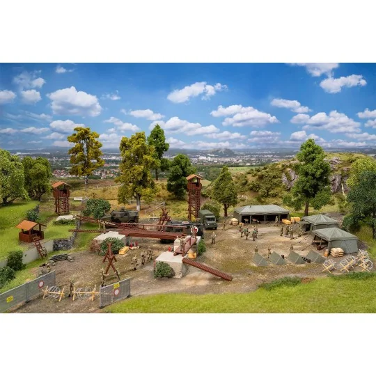 Faller_190039-Faller 190039 Maquette, Coffret promotionnel Forces armées formation de base