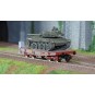WBA-030-Ree modeles WBA030 Wagon Porte-char Rlmmp, SNCF + Char AMX 30B - CHATEAU-THIERRY