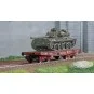 Ree models WBA031 Tank Carrier Wagon Rlmmp, SNCF + Char AMX 30B - L... WBA-031-Ree models WBA031 Tank Carrier Wagon Rlmmp, SNCF + Char AMX 30B - LANGUEDOC