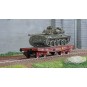 WBA-031-Ree models WBA031 Tank Carrier Wagon Rlmmp, SNCF + Char AMX 30B - LANGUEDOC