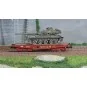 Ree models WBA031 Tank Carrier Wagon Rlmmp, SNCF + Char AMX 30B - L... WBA-031-Ree models WBA031 Tank Carrier Wagon Rlmmp, SNCF + Char AMX 30B - LANGUEDOC