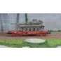WBA-031-Ree modeles WBA031 Wagon Porte-char Rlmmp, SNCF + Char AMX 30B - LANGUEDOC