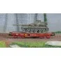 Ree models WBA032 Tank Carrier Wagon Rlmmp, SNCF + Char AMX 30B - P... WBA-032-Ree models WBA032 Tank Carrier Wagon Rlmmp, SNCF + Char AMX 30B - PROVENCE