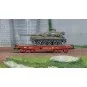 Ree models WBA033 Rlmmp Tank Transport Wagon, SNCF + AMX 30B Tank -... WBA-033-Ree models WBA033 Rlmmp Tank Transport Wagon, SNCF + AMX 30B Tank - TURENNE