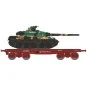 Ree models WBA034 Rlmmp tank transporter wagon, SNCF + AMX 30B tank... WBA-034-Ree models WBA034 Rlmmp tank transporter wagon, SNCF + AMX 30B tank - AUSTERLITZ