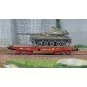 Ree models WBA035 Rlmmp tank transporter wagon, SNCF + AMX 30B tank... WBA-035-Ree models WBA035 Rlmmp tank transporter wagon, SNCF + AMX 30B tank - DU BREUIL