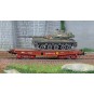 WBA-035-Ree models WBA035 Rlmmp tank transporter wagon, SNCF + AMX 30B tank - DU BREUIL