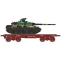 Ree models WBA036 Rlmmp tank transporter wagon, SNCF + AMX 30B tank... WBA-036-Ree models WBA036 Rlmmp tank transporter wagon, SNCF + AMX 30B tank - ULM