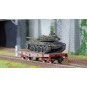 WBA-036-Ree modeles WBA036 Wagon Porte-char Rlmmp, SNCF + Char AMX 30B - ULM