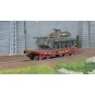 WBA-038-Ree modeles WBA038 Wagon Porte-char Rlmmp, SNCF + Char AMX 30B - COLMAR