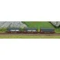 Azar W03-FRP Set of 3 short covered bogie wagons, SNCF, FRET, Z scale AZAR_W03-FRP-Azar W03-FRP Set of 3 short covered bogie wagons, SNCF, FRET, Z scale