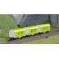 Azar W03-GAP Set of 3 short covered bogie wagons, GATX, Z scale AZAR_W03-GAP-Azar W03-GAP Set of 3 short covered bogie wagons, GATX, Z scale