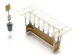 Artitec 387.455 Bus stop East Netherlands