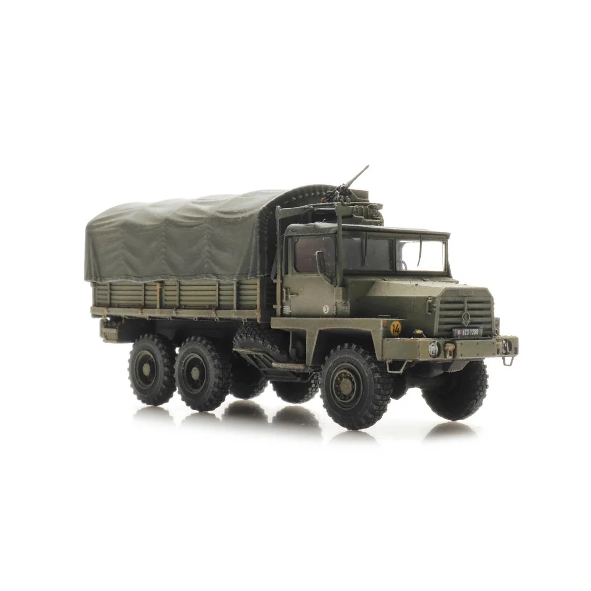 Artitec 6870549 Berliet GBC 8KT MG Truck, French - Arti_6870549