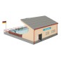 FALLER_134005-Faller 134005 Model Kit, Artificial Ice Rink with Animated Figures