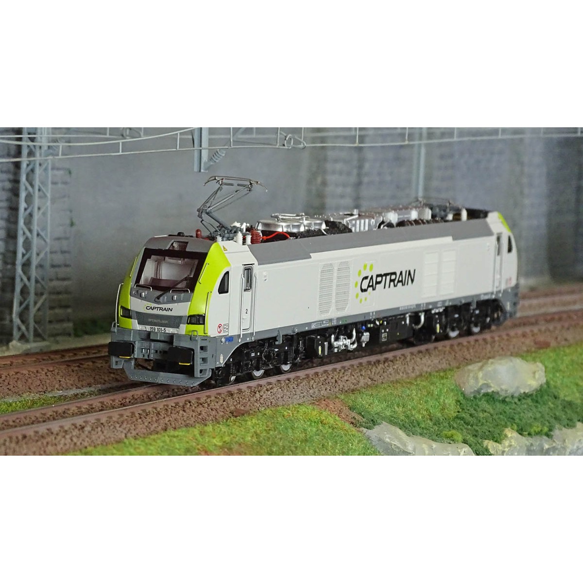 SudExpress S1591010 Locomotive bimode Euro Dual 159 101, Captrain, digitale sonore, panto motorisés Sudexpress SUD_S1591010 - 1