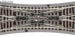 Roco Geoline 61164 Double Junction Crossing - Roco - Roco_61164