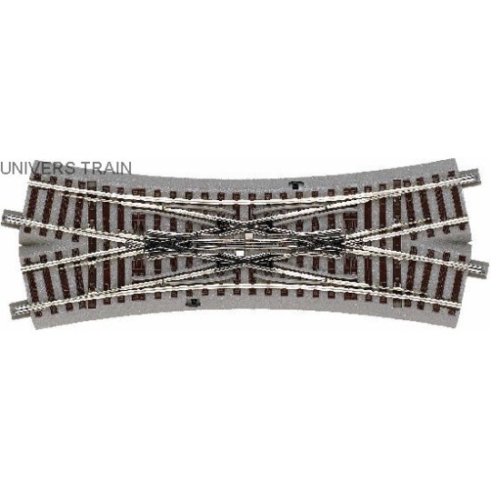 Roco Geoline 61164 Double Junction Crossing - Roco - Roco_61164 Roco_61164-Roco Geoline 61164 Double Junction Crossing - Roco_61164