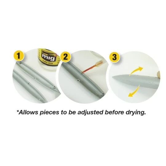 Colle Polyester Medium Cement (30ml) Mig AMMO - MIG Jimenez A.MIG-2038 - 2 A.MIG-2038-Colle Polyester Medium Cement (30ml) Mig - A.MIG-2038