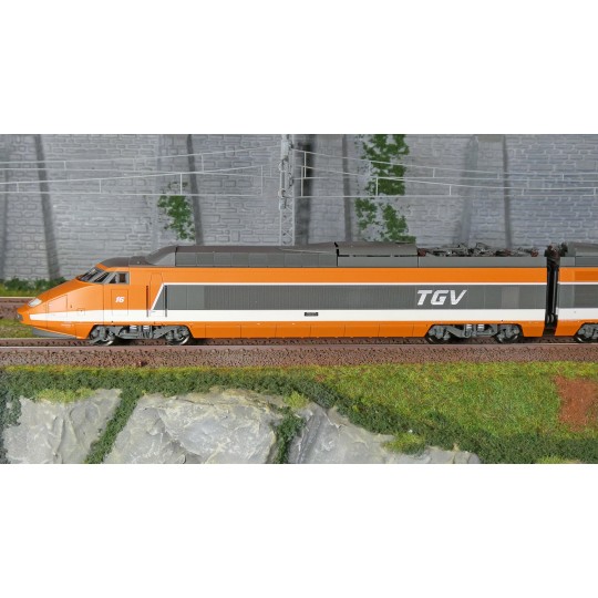 TGV-004-Ree Modeles TGV004 Set of 7 elements TGV WORLD RECORD 380Km/h No. 16, SNCF