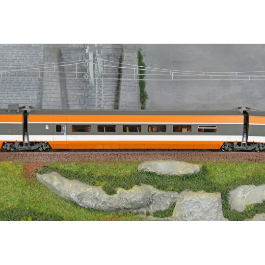 TGV-004-Ree Modeles TGV004 Set of 7 elements TGV WORLD RECORD 380Km/h No. 16, SNCF