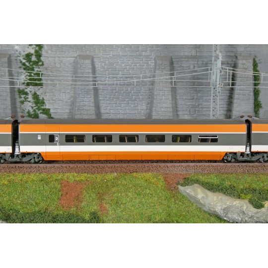 TGV-004-Ree Modeles TGV004 Set of 7 elements TGV WORLD RECORD 380Km/h No. 16, SNCF