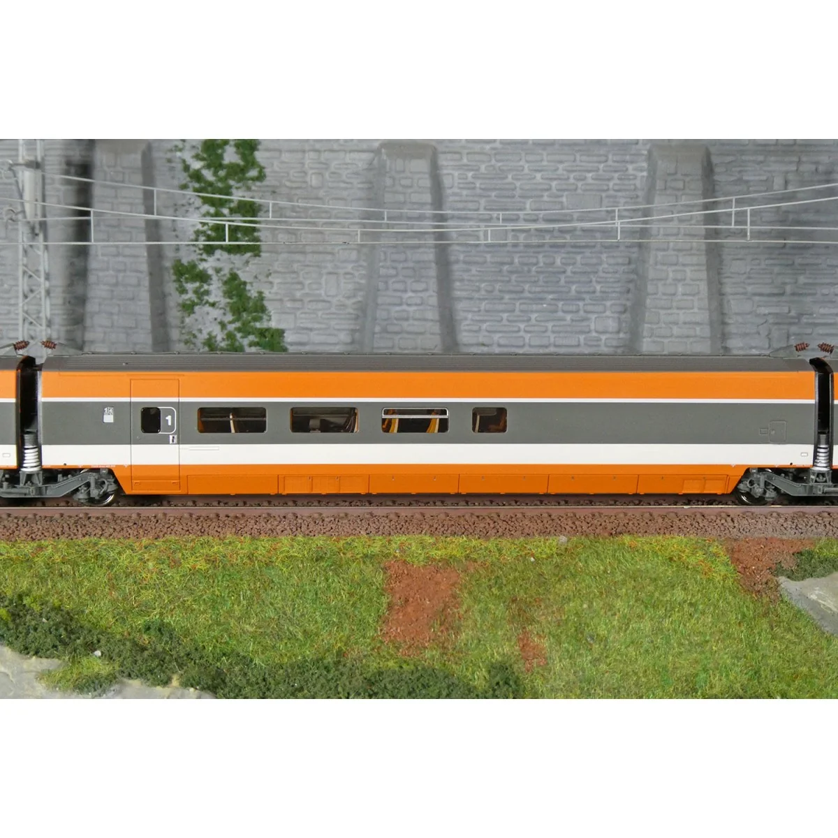 Ree Modeles TGV004 Set of 7 elements TGV WORLD RECORD 380Km/h No. 1...