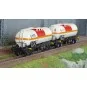 Jouef HJ6250 Set de 2 wagons citernes à bogies, transport de chlore, VTG + Ermewa, SNCF Jouef HJ6250 - 2 HJ6250-Jouef HJ6250 Set de 2 wagons citernes à bogies, transport de chlore, VTG + Ermewa, SNCF