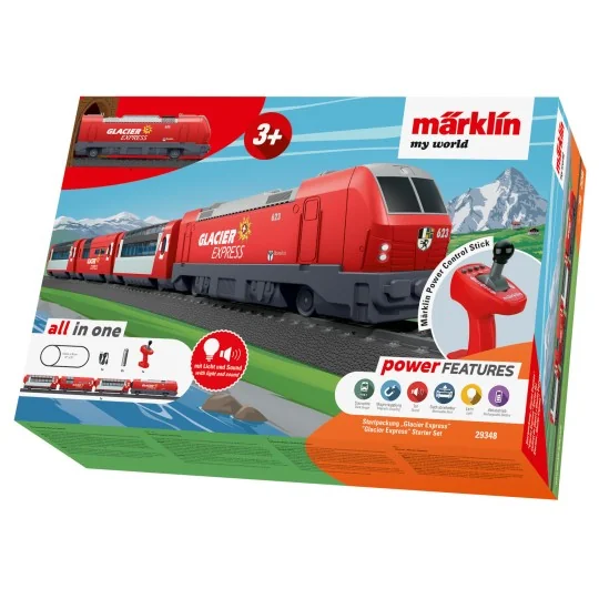 Marklin_29348-Marklin 29348 "Glacier Express" Starter Set - My World
