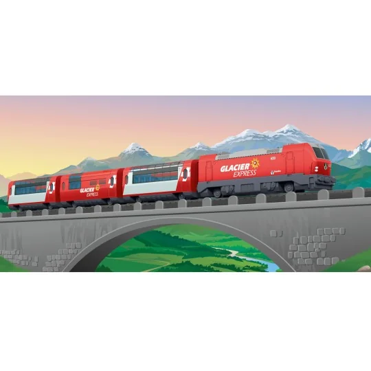 Marklin_29348-Marklin 29348 "Glacier Express" Starter Set - My World