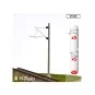 N-TRAIN_21602-N-Train 21602 Set of 10 H-shaped catenary poles with brackets for 25kV - S, N scale