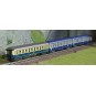 HN4437-Arnold HN4437 Set of 3 D242 Paris - Berlin - Warsaw coaches, 1x DB Am and 2x SNCF DEV AO B10, N scale
