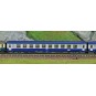 HN4437-Arnold HN4437 Set of 3 D242 Paris - Berlin - Warsaw coaches, 1x DB Am and 2x SNCF DEV AO B10, N scale